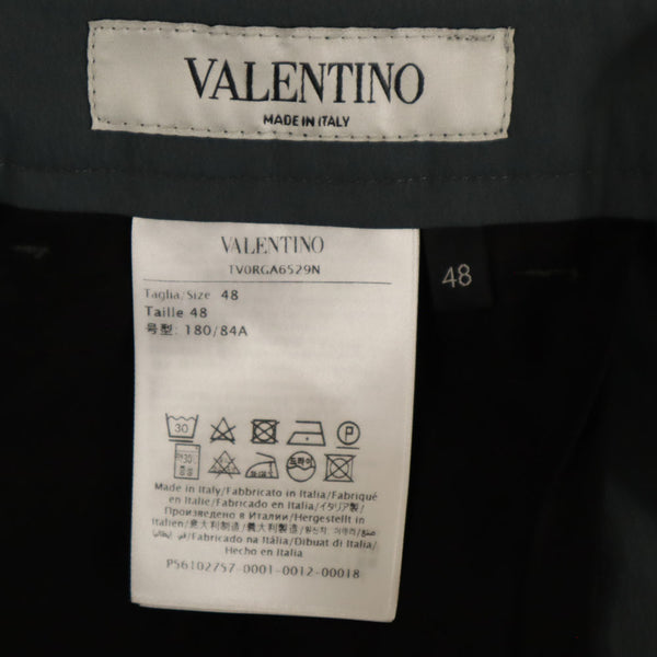 未使用 ヴァレンティノ イタリア製 スラックスパンツ 48 チャコールグレー VALENTINO メンズ