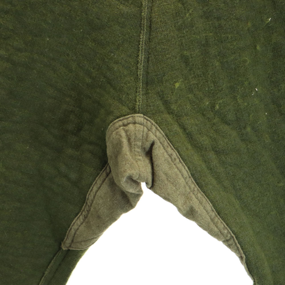 British Army イギリス軍 50s ヴィンンテージ トラウザーインナー パンツ 6 カーキ ウール ミリタリー メンズ