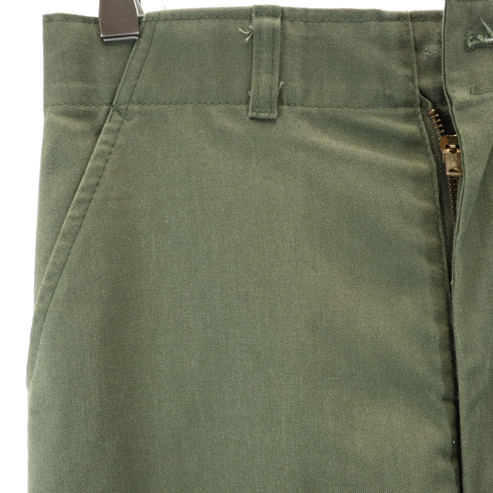 アメリカ軍 80s DLA ヴィンテージ ベイカー パンツ W28 カーキ US ARMY ミリタリー ユーティリティ メンズ