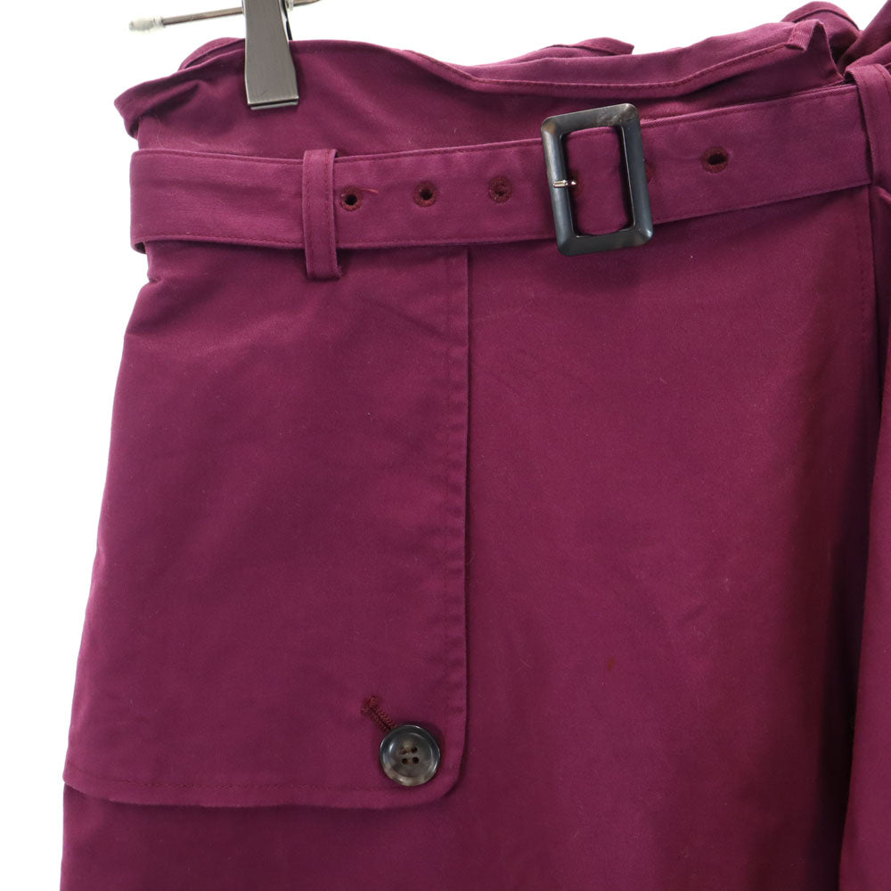 AMERI UNDRESSED アメリ 変形 パンツ S ワインレッド系 ハイウエスト レディース