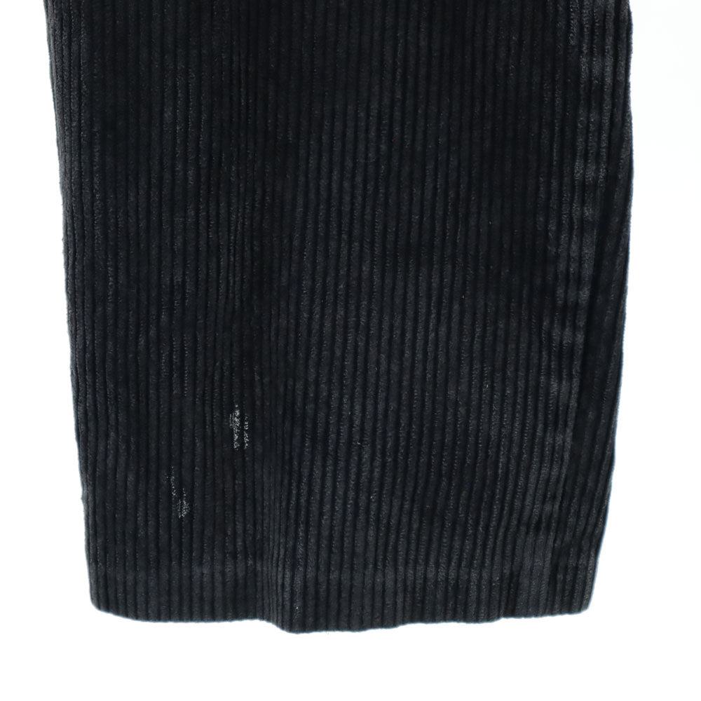 OLD オールド 80s ヴィンテージ ブラックコーズ コーデュロイパンツ ブラック ロガーパンツ メンズ