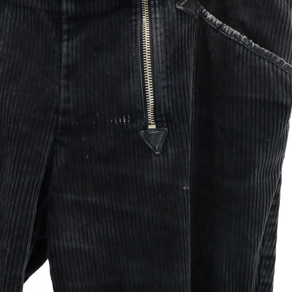 OLD オールド 80s ヴィンテージ ブラックコーズ コーデュロイパンツ ブラック ロガーパンツ メンズ