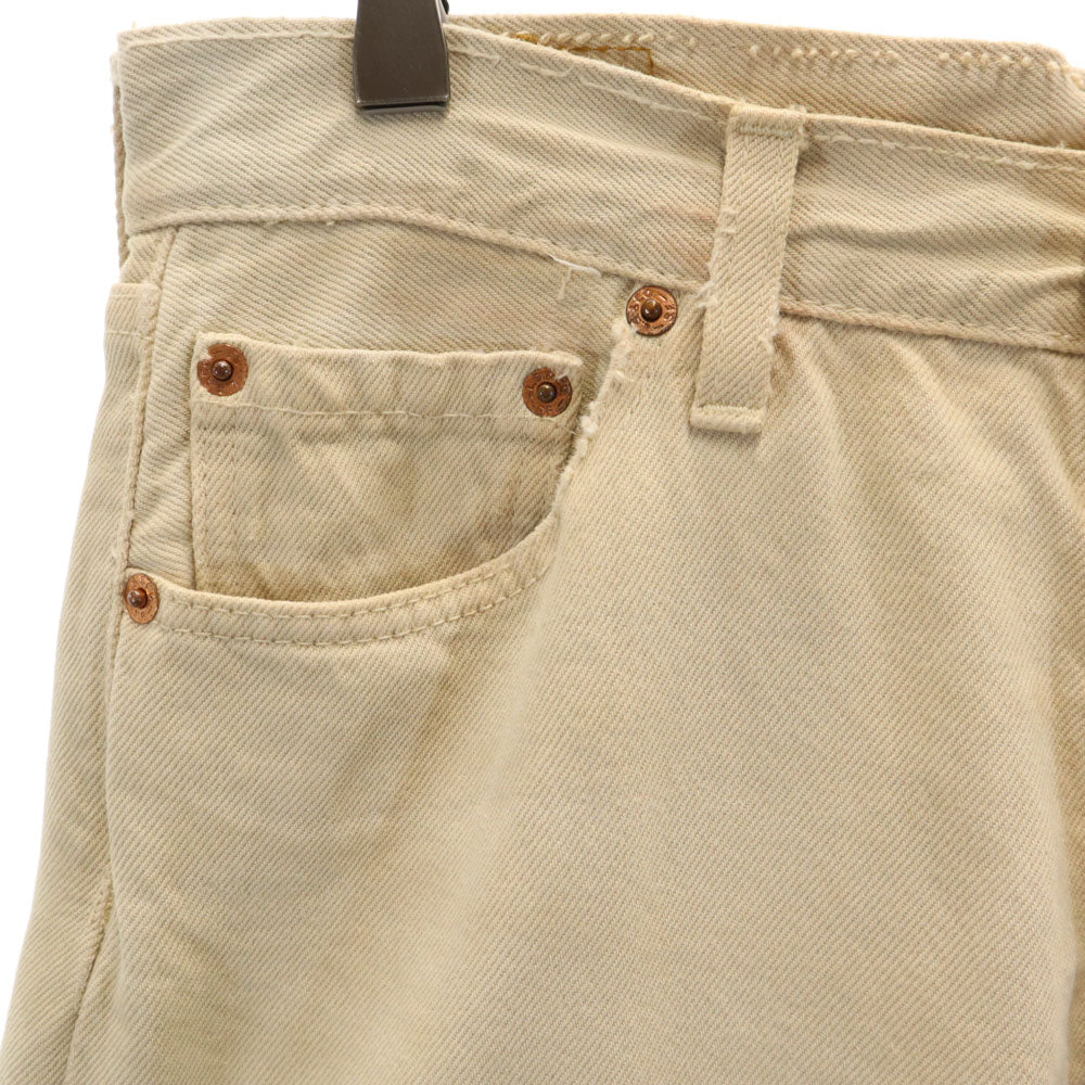 Levi's リーバイス 90s 501 ユーロ ストレート コットンパンツ w30 ベージュ ボタンフライ メンズ