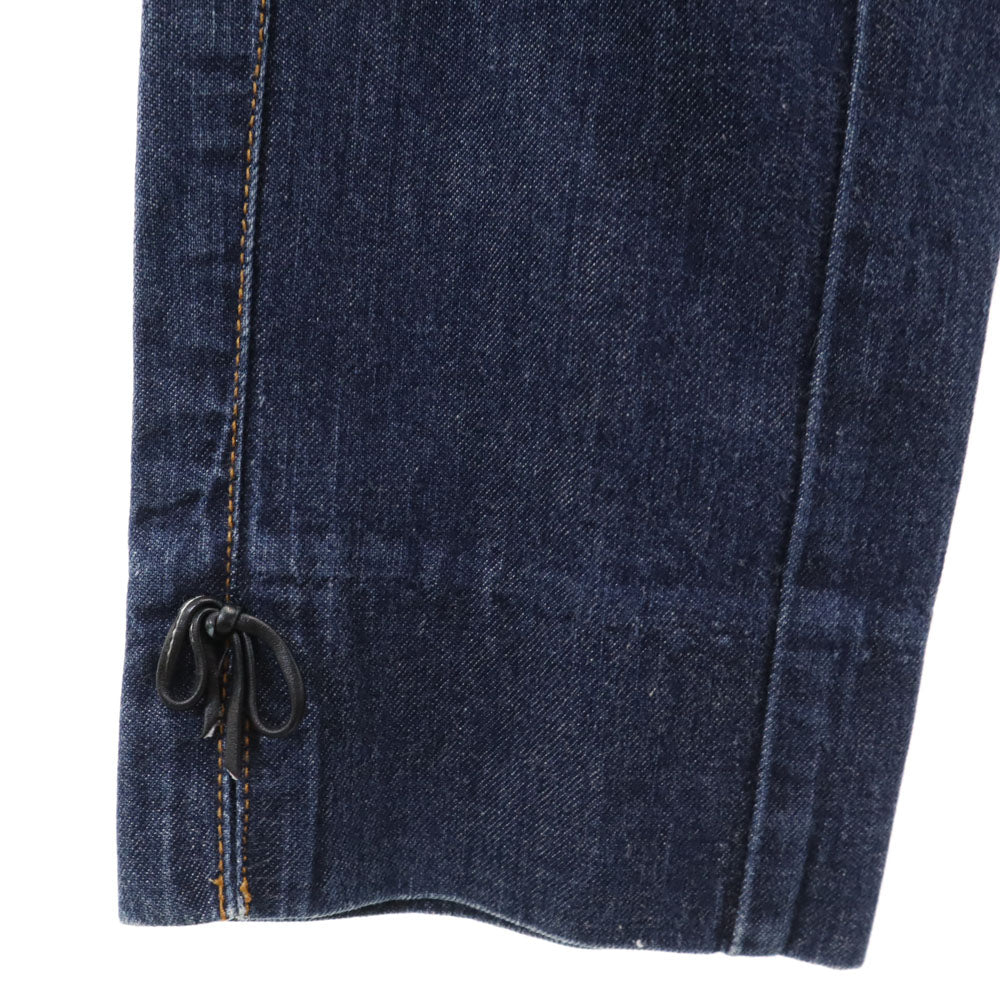 GUCCI グッチ イタリア製 シャンブレー クロップドパンツ 38 レディース