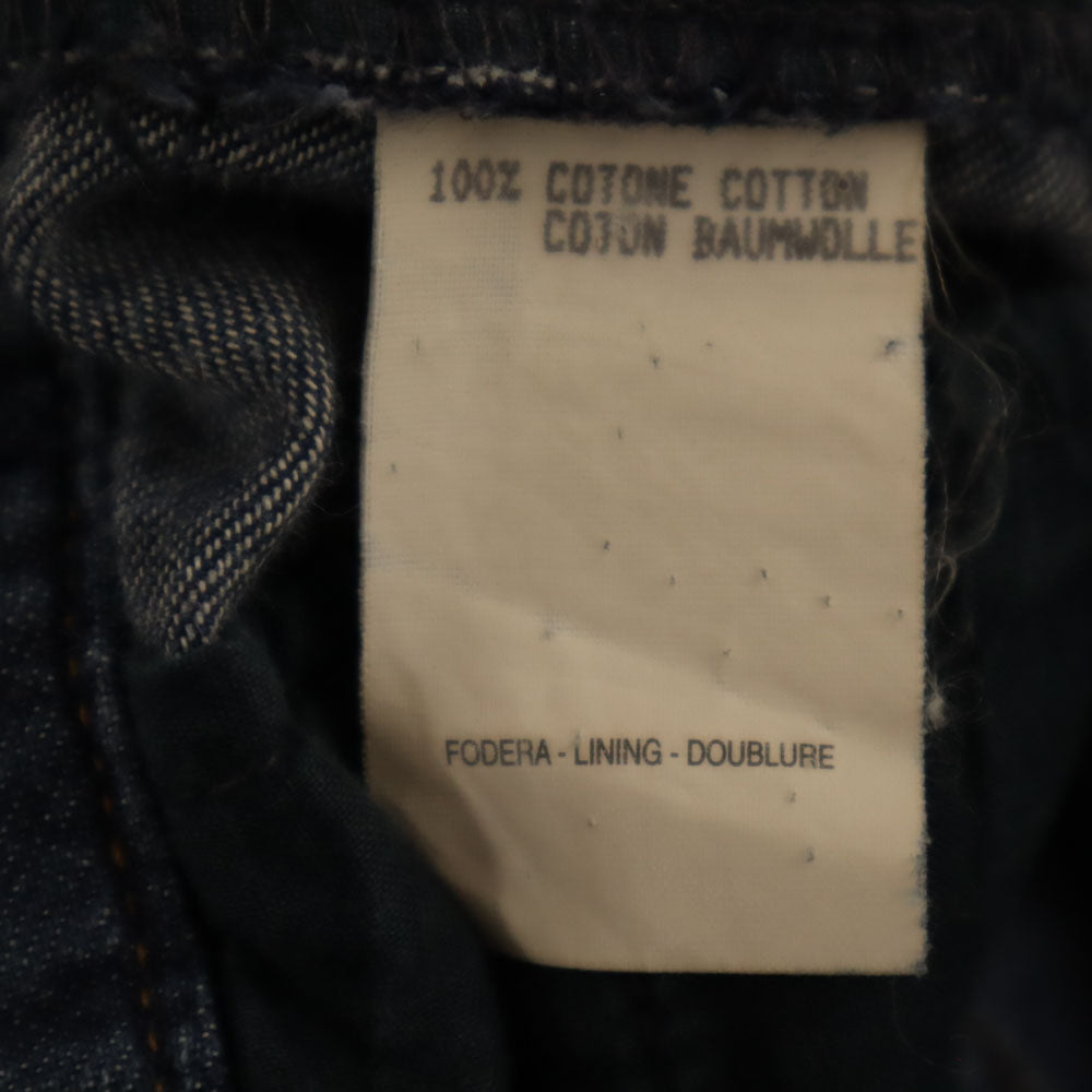 GUCCI グッチ イタリア製 シャンブレー クロップドパンツ 38 レディース