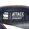 ジースターロウ ボタンフライ ストレートデニムパンツ w32 G-STAR RAW ジーパン メンズ