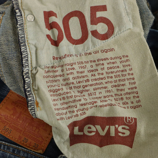 リーバイス 505 ストレートデニムパンツ w29 Levi's ジーパン メンズ