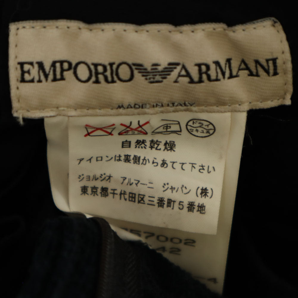 Emporio Armani エンポリオアルマーニ イタリア製 コーデュロイパンツ 56 ブラック メンズ