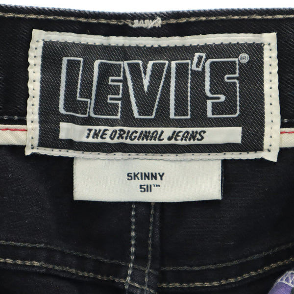 リーバイス 511 デニムパンツ w32 ブラック系 Levi's スキニー ジーパン メンズ