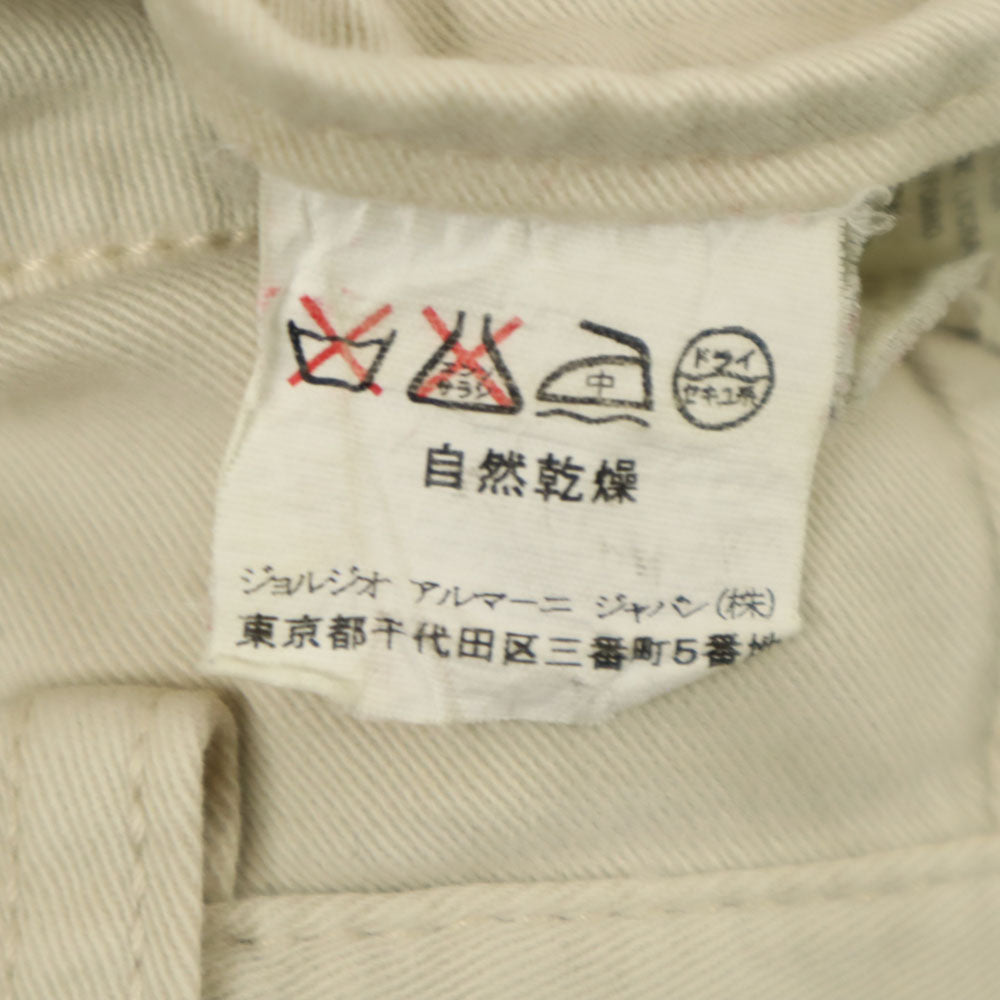 Emporio Armani エンポリオアルマーニ イタリア製 ロングパンツ 56 ベージュ系 メンズ