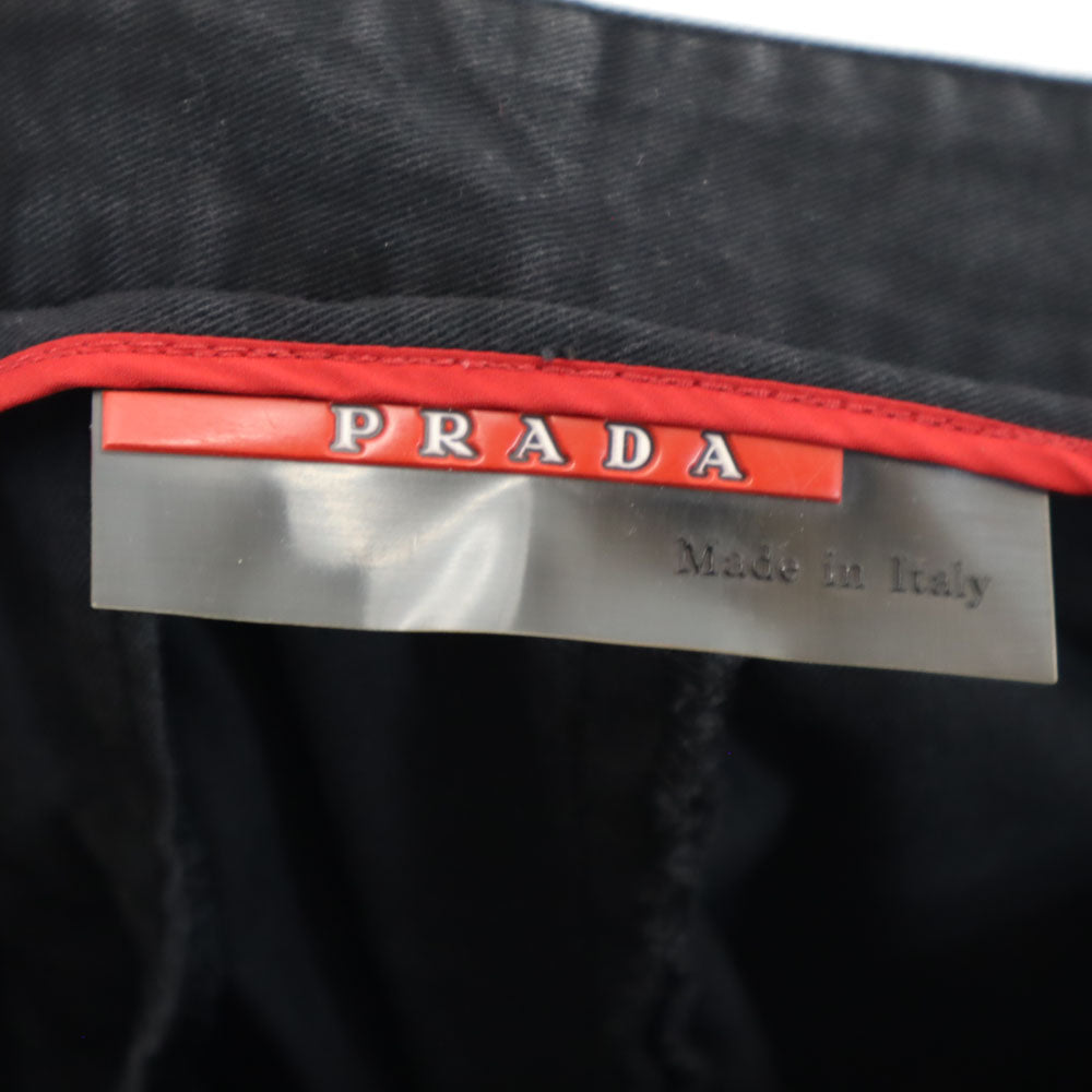 PRADA プラダ ロングパンツ 48 ブラック系 メンズ