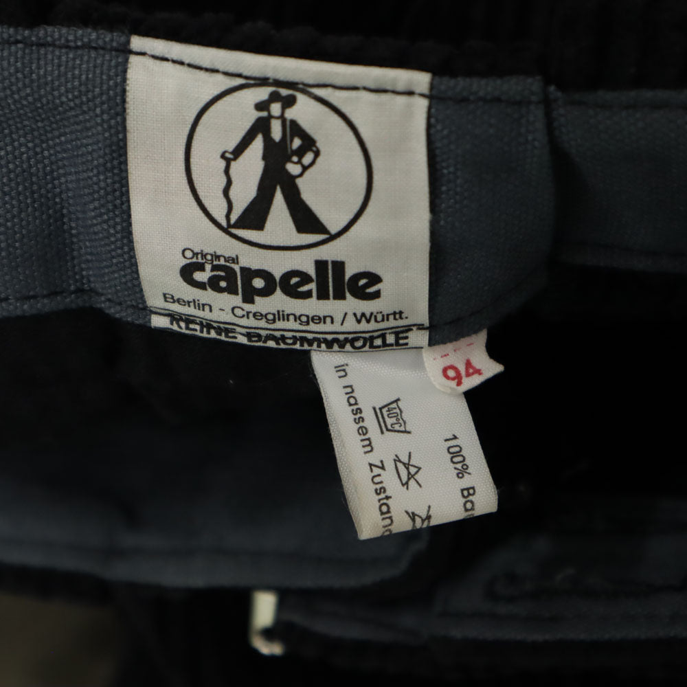 capelle 80s ヴィンテージ ロガーパンツ ワーク 木こり コーデュロイ ロガー パンツ 94 ブラック メンズ