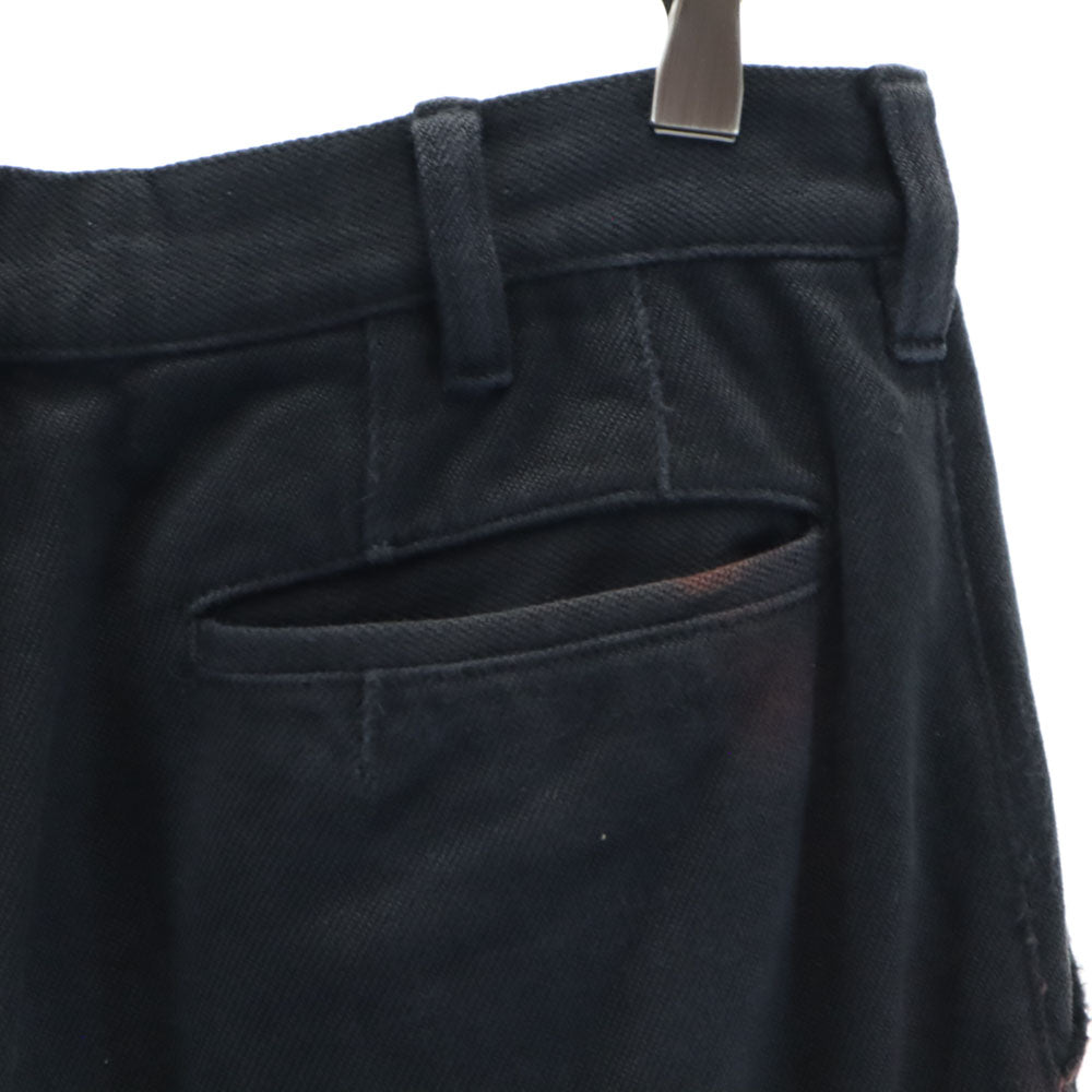 COMME des GARCONS HOMME DEUX コムデギャルソンオムドゥ 2010年 日本製 ロングパンツ M ブラック メンズ