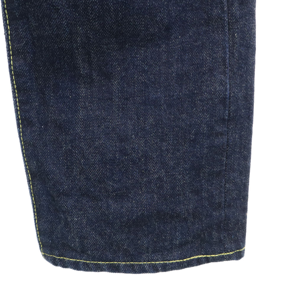 エイトジー 日本製 ストレートデニムパンツ W28 インディゴ ジーンズ ボタンフライ メンズ