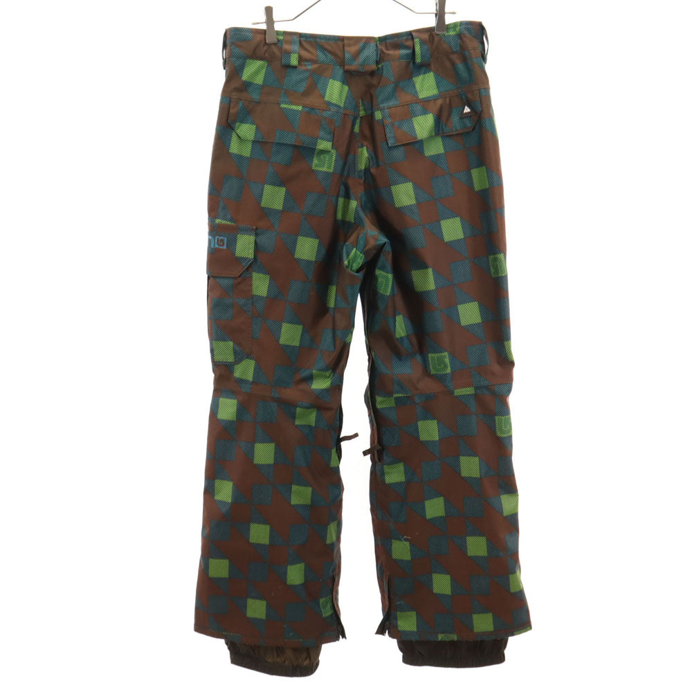 BURTON バートン 総柄 スノーボード パンツ ブラウン スキー メンズ