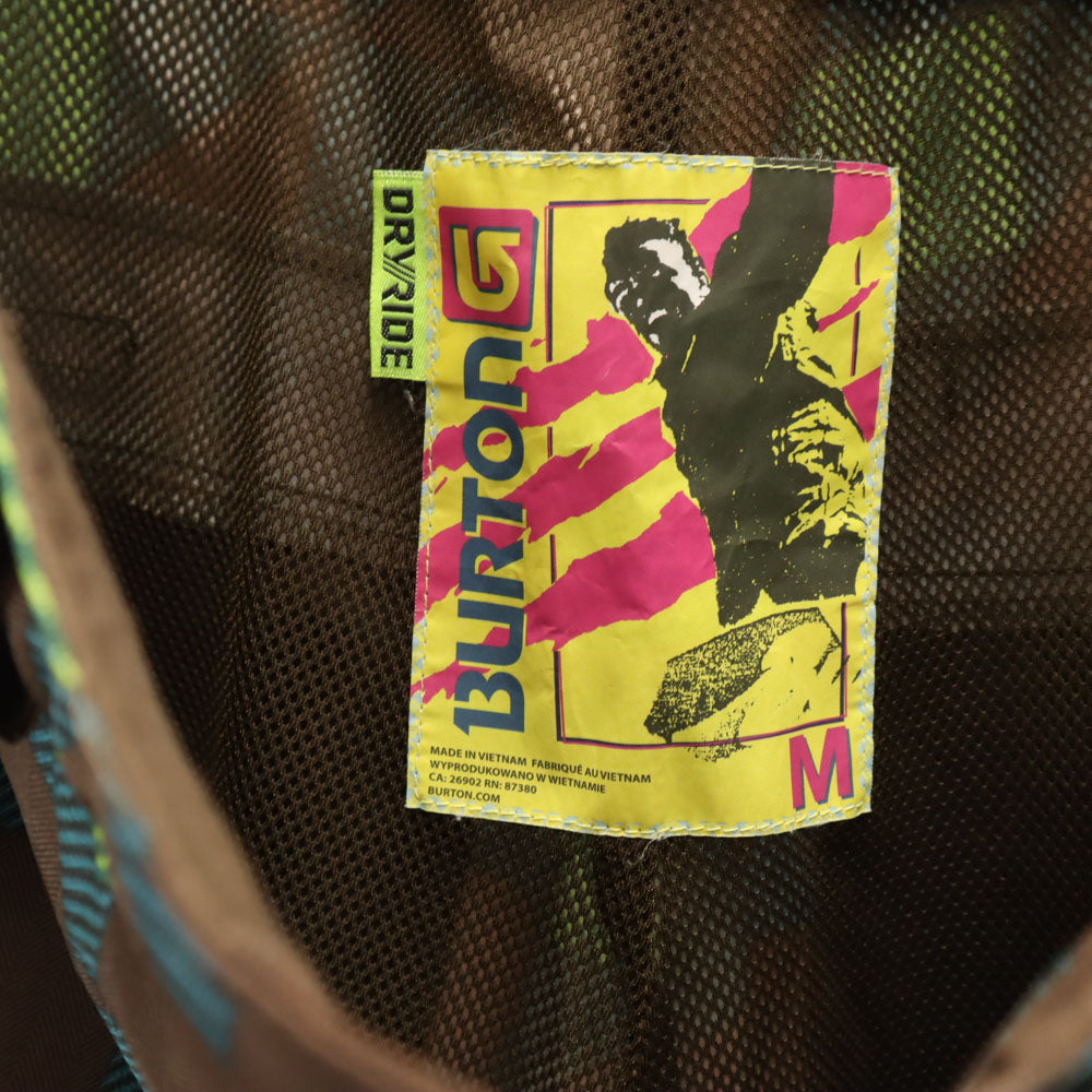 BURTON バートン 総柄 スノーボード パンツ ブラウン スキー メンズ