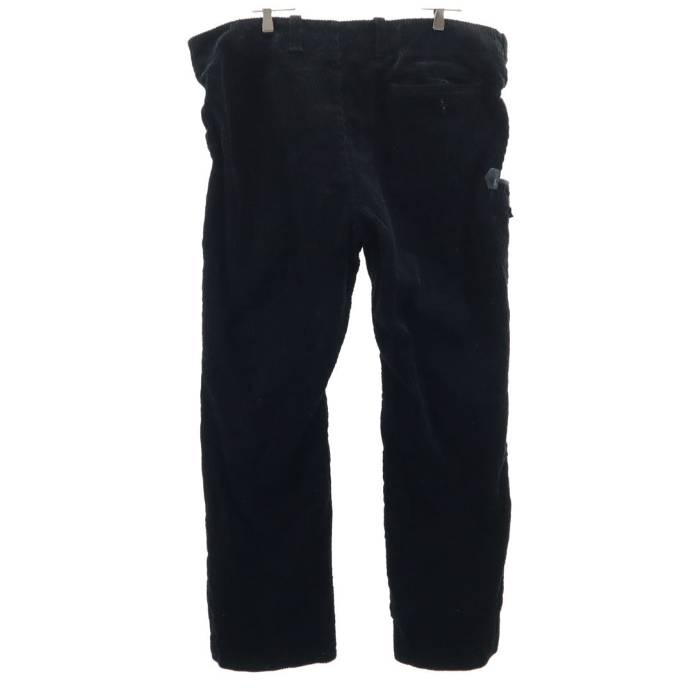 エフエイチビー 80s ヴィンテージ ユーロワーク 木こり ブラックコーズ コーデュロイパンツ 58 ブラック ロガーパンツ メンズ