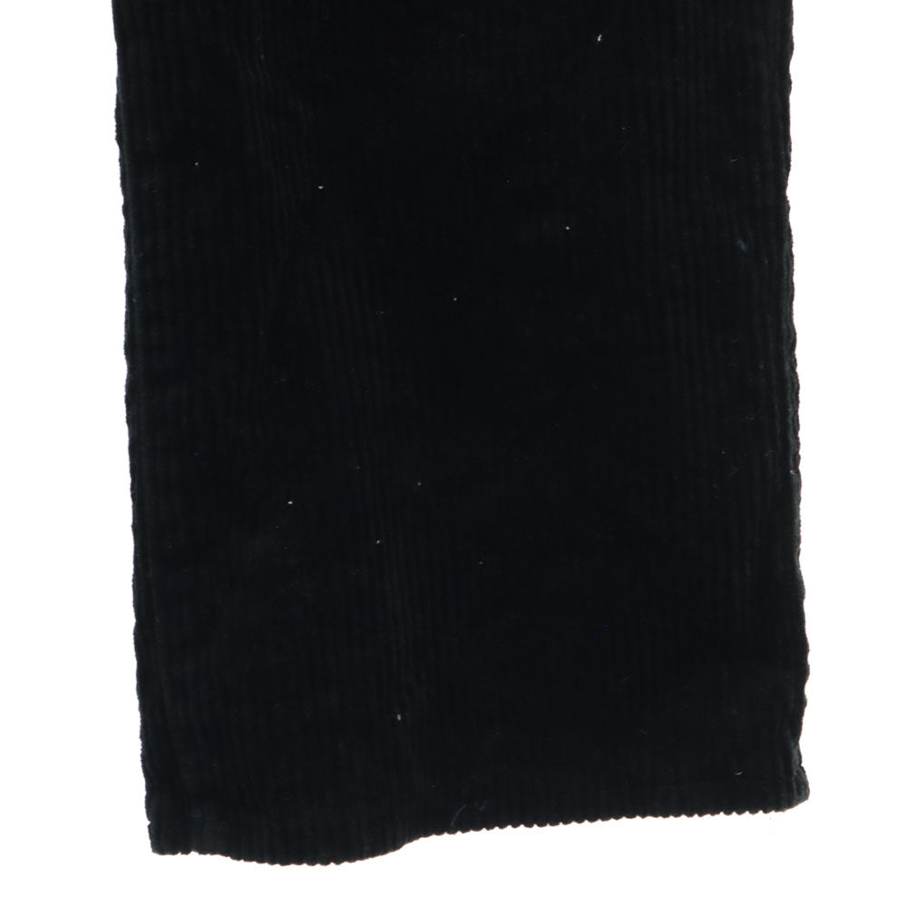 エフエイチビー 80s ヴィンテージ ユーロワーク 木こり ブラックコーズ コーデュロイパンツ 58 ブラック ロガーパンツ メンズ