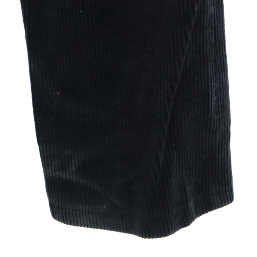 OVERHUES 80s ヴィンテージ ユーロワーク 木こり ブラックコーズ コーデュロイパンツ 27 ブラック ロガーパンツ メンズ