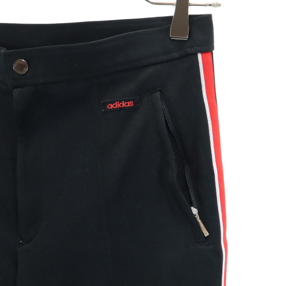 adidas アディダス 70s ヴィンテージ デサント製 西ドイツタグ トラックパンツ L ブラック メンズ