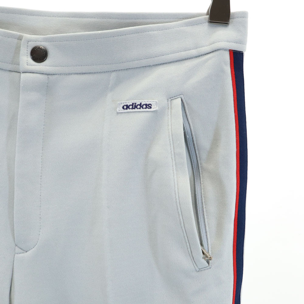 adidas アディダス 70s ヴィンテージ デサント製 西ドイツタグ トラックパンツ L ホワイト メンズ