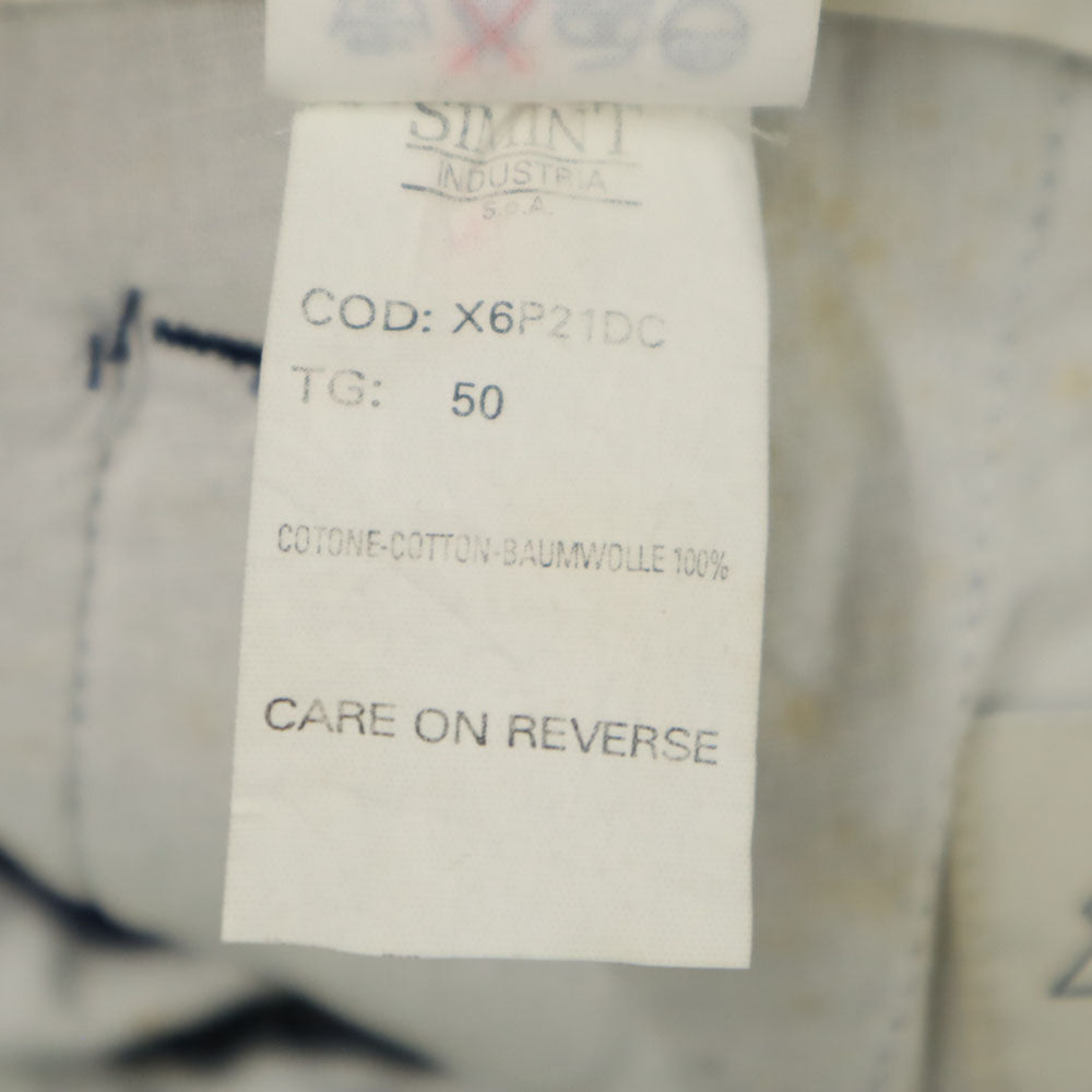 ARMANI JEANS アルマーニジーンズ STONEWASHED ツータック コーデュロイパンツ w34 ネイビー メンズ