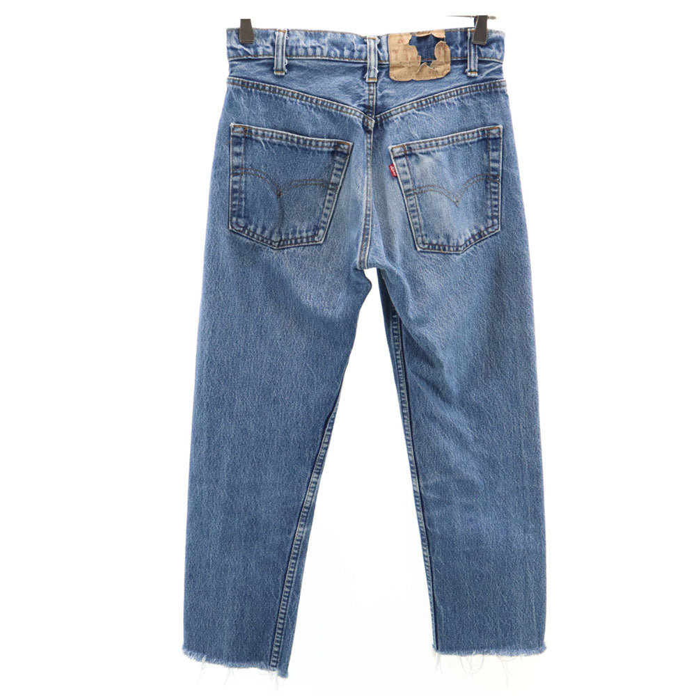 Levi's リーバイス 80s 505-0217 オールド USA製 チェーンステッチ ボタン裏650 デニムパンツ ｗ28 ブルー メンズ