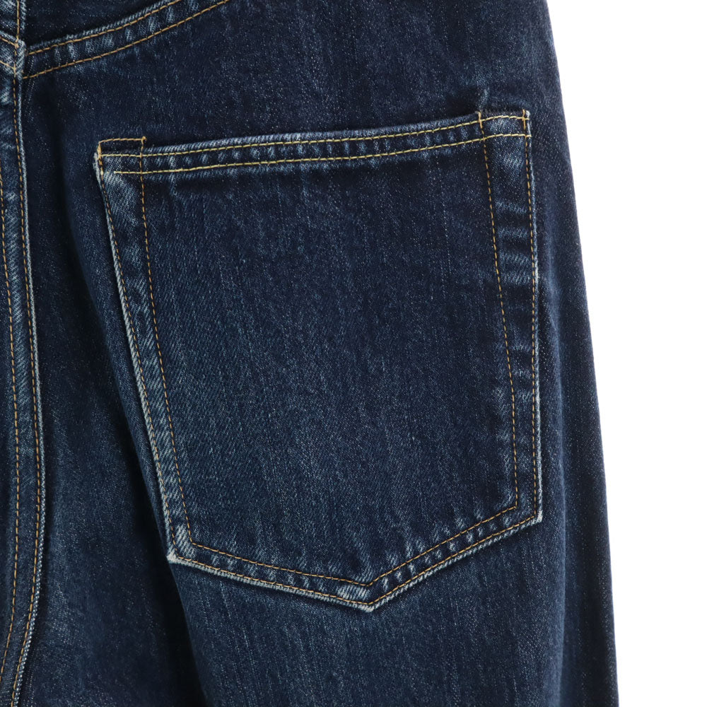 ハツキ テーパードデニムパンツ 0 インディゴブルー ジーンズ ボタンフライ メンズ