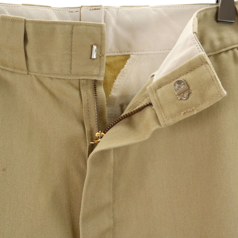 Dickies ディッキーズ 80s USA製 タロンジップ ヴィンテージ ワークパンツ w29 カーキ系 メンズ