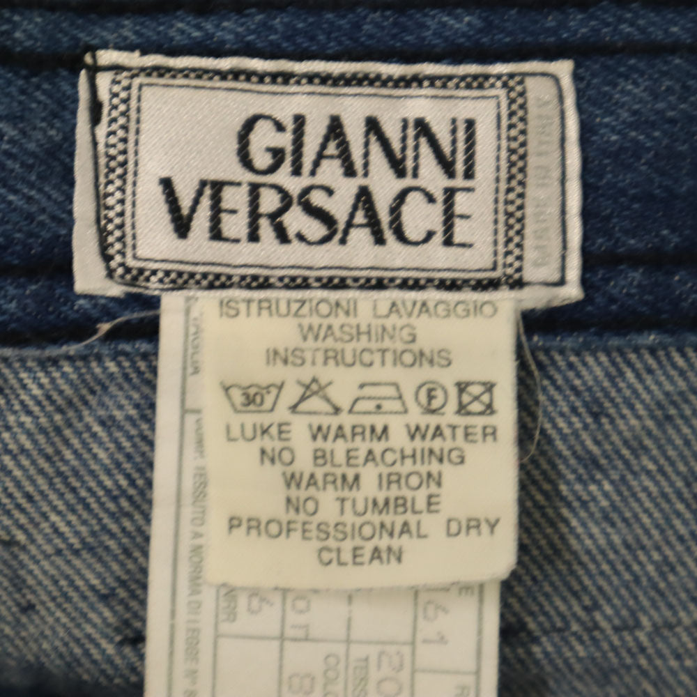 Gianni Versace ジャンニヴェルサーチ イタリア製 デニムパンツ 38 ジーパン レディース
