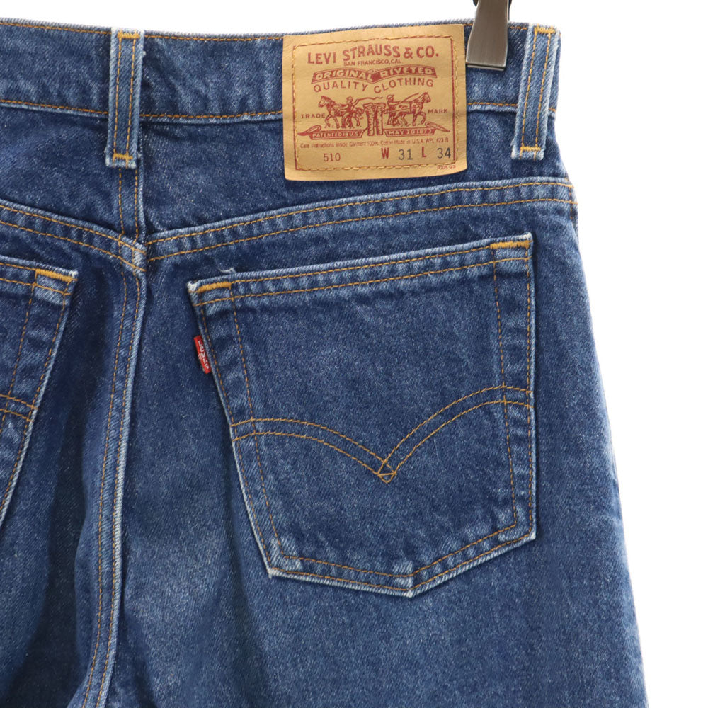 リーバイス 90s 510 USA製 オールド デニムパンツ W31 ホワイト Levi's ジーンズ メンズ