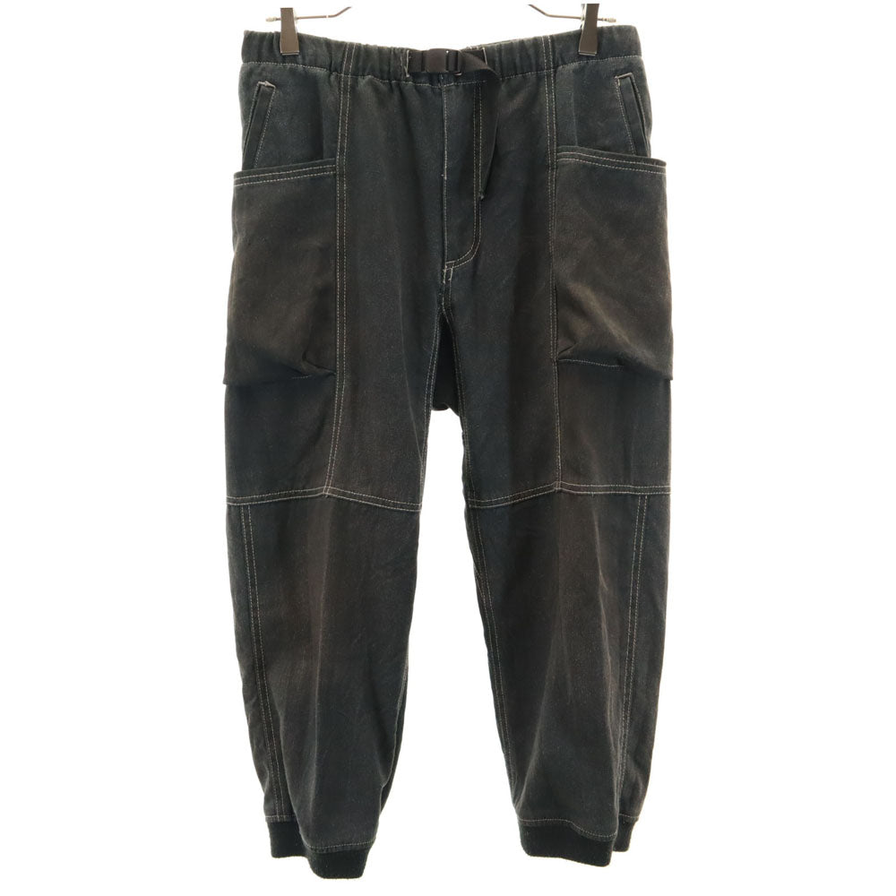 MANASTASH マナスタッシュ クロップド アウトドアパンツ M ブラック クライミング メンズ