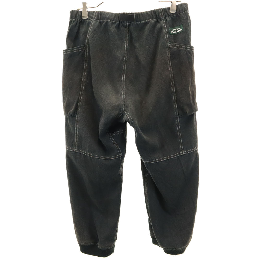 MANASTASH マナスタッシュ クロップド アウトドアパンツ M ブラック クライミング メンズ