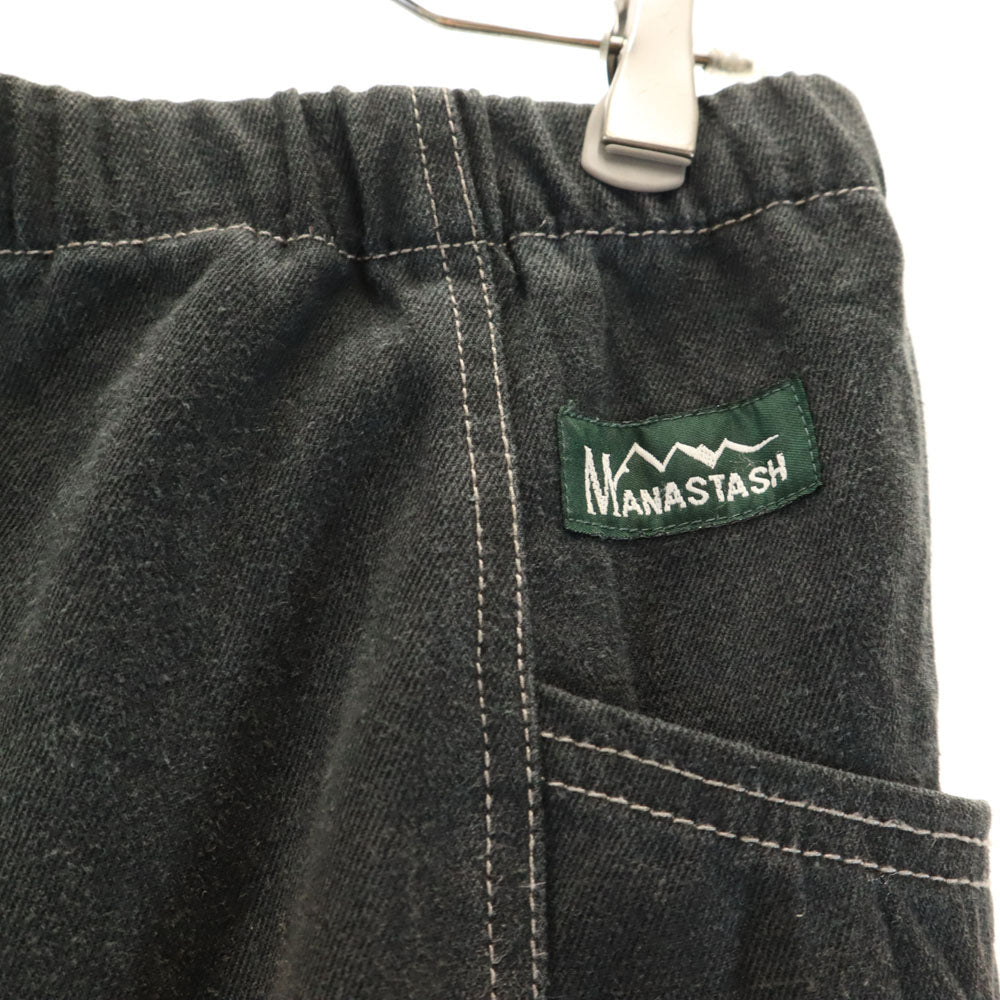 MANASTASH マナスタッシュ クロップド アウトドアパンツ M ブラック クライミング メンズ
