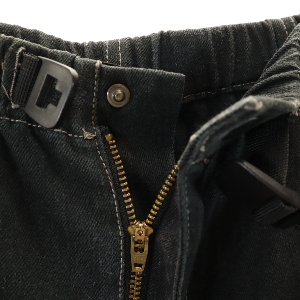 MANASTASH マナスタッシュ クロップド アウトドアパンツ M ブラック クライミング メンズ