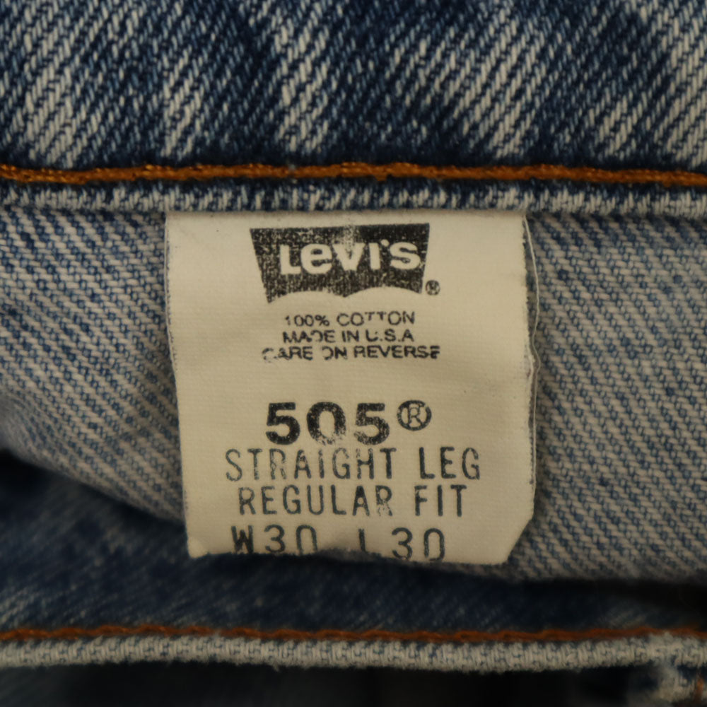 Levi's リーバイス 90s 1994年 505 USA製 オールド ストレートデニムパンツ w30 ジーパン メンズ