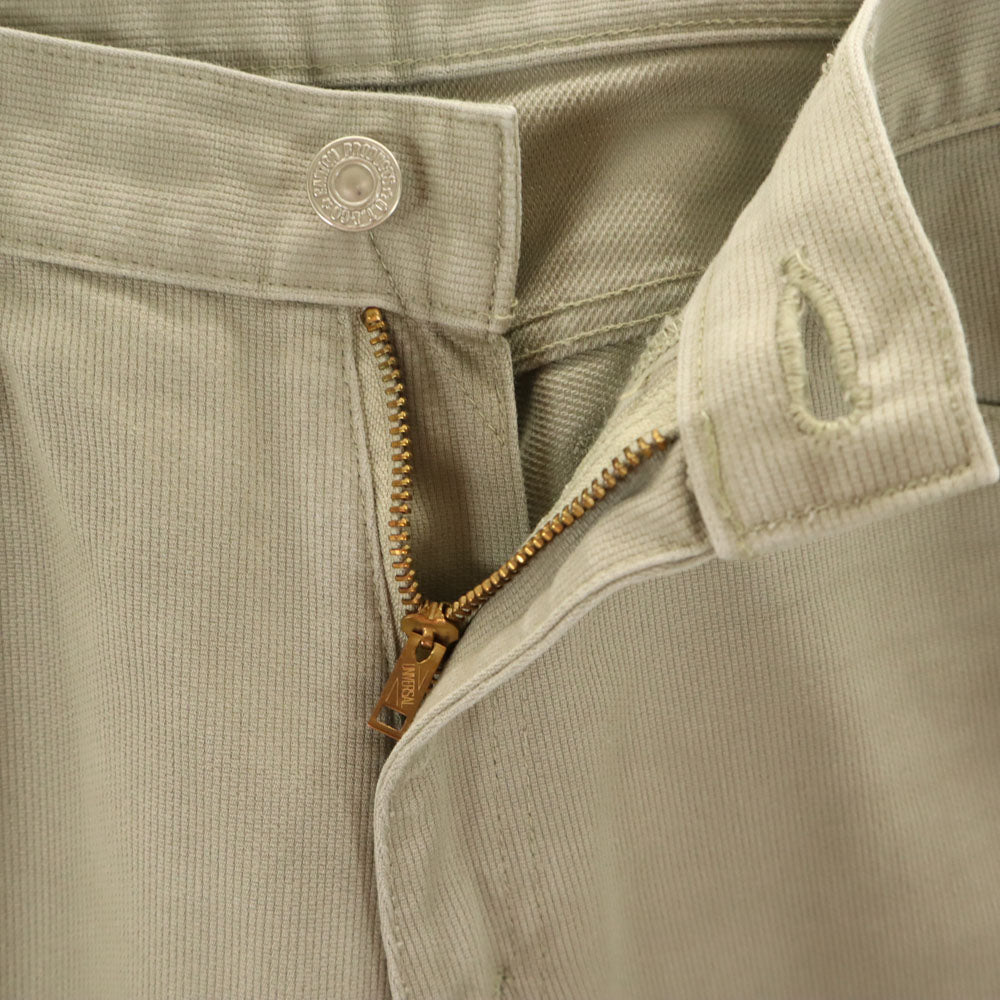 CANTON キャントン 512 日本製 ロングパンツ W33 グレージュ 5ポケット メンズ