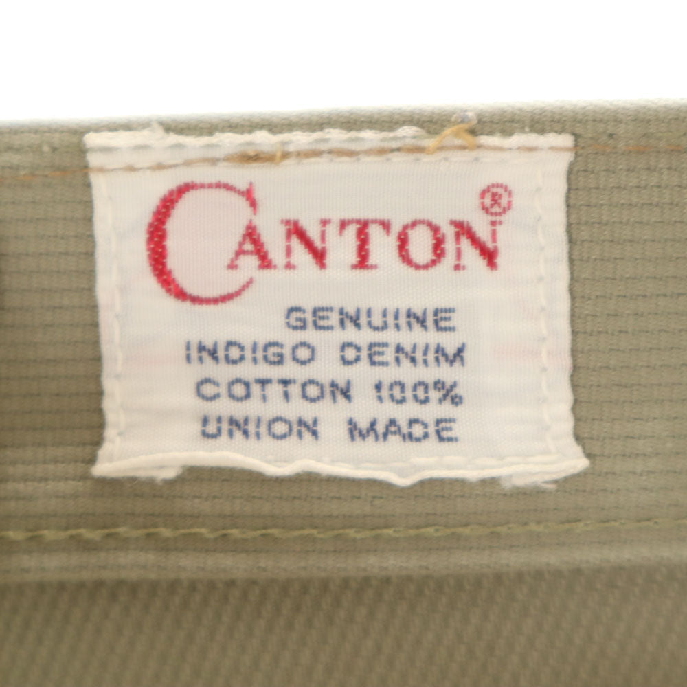 CANTON キャントン 512 日本製 ロングパンツ W33 グレージュ 5ポケット メンズ