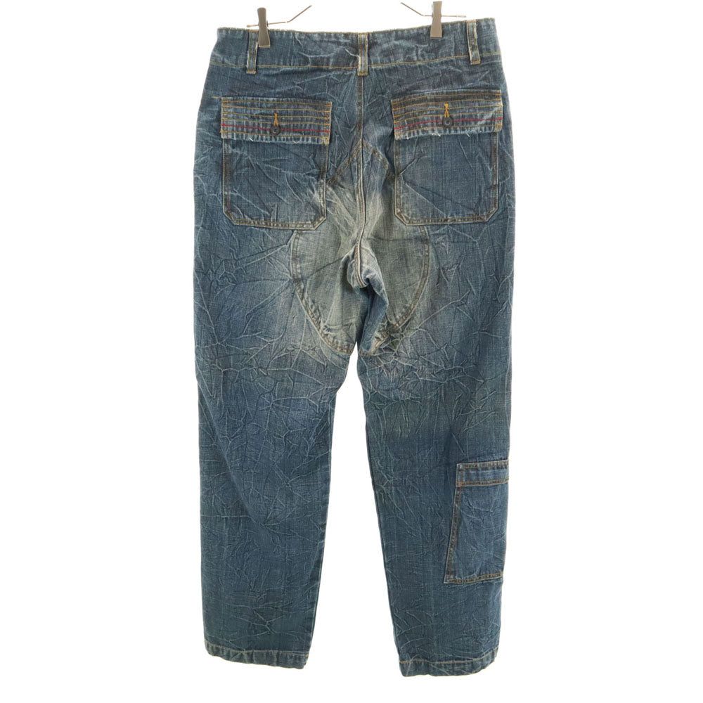 WOOLRICH ウールリッチ シワ加工 ストレートデニムパンツ ｗ34 ジーンズ メンズ