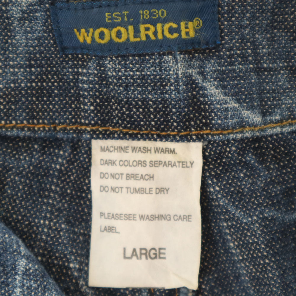 WOOLRICH ウールリッチ シワ加工 ストレートデニムパンツ ｗ34 ジーンズ メンズ