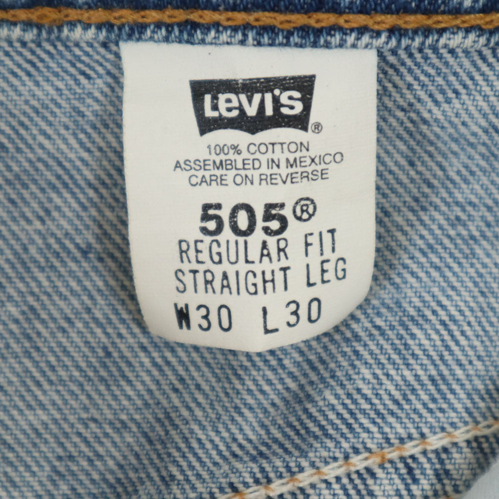 Levi's リーバイス 90s 505-4891 メキシコ製 オールド デニムパンツ ｗ30 ブルー ジーンズ メンズ