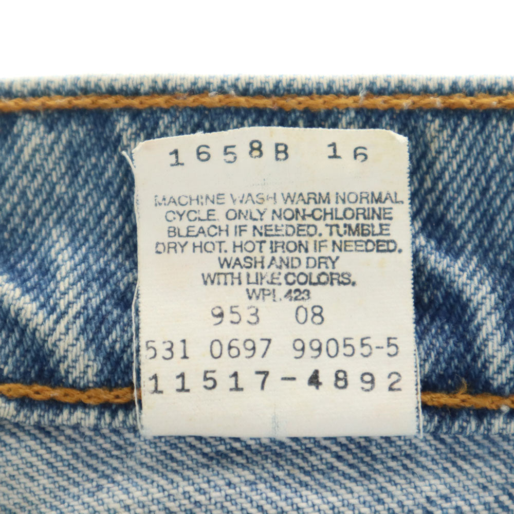 Levi's リーバイス 90s 517-4892 USA製 オールド ブーツカットデニムパンツ L ブルー ジーンズ メンズ