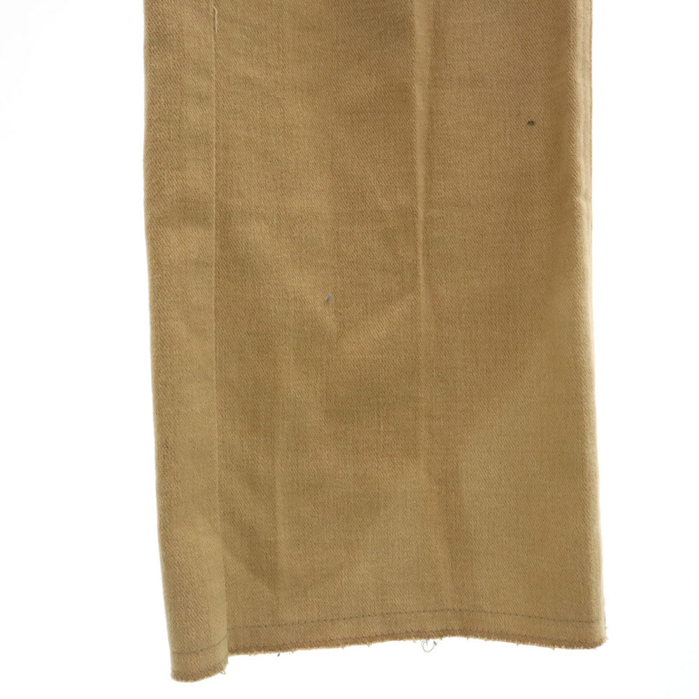 【極美品】Yves Saint Laurent　ウールイージーパンツ　キャメル 楽天市場】サンローラン（素材（生地・毛糸）ウール）（ズボン