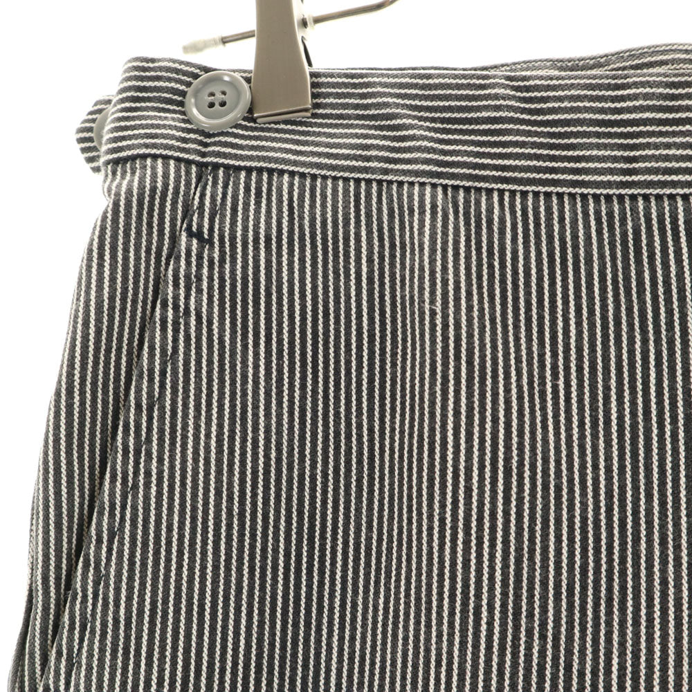 COMME des GARCONS HOMME PLUS コムデギャルソンオムプリュス 2001年 00s 日本製 ストライプ柄 ロングパンツ M ブラック 他 メンズ