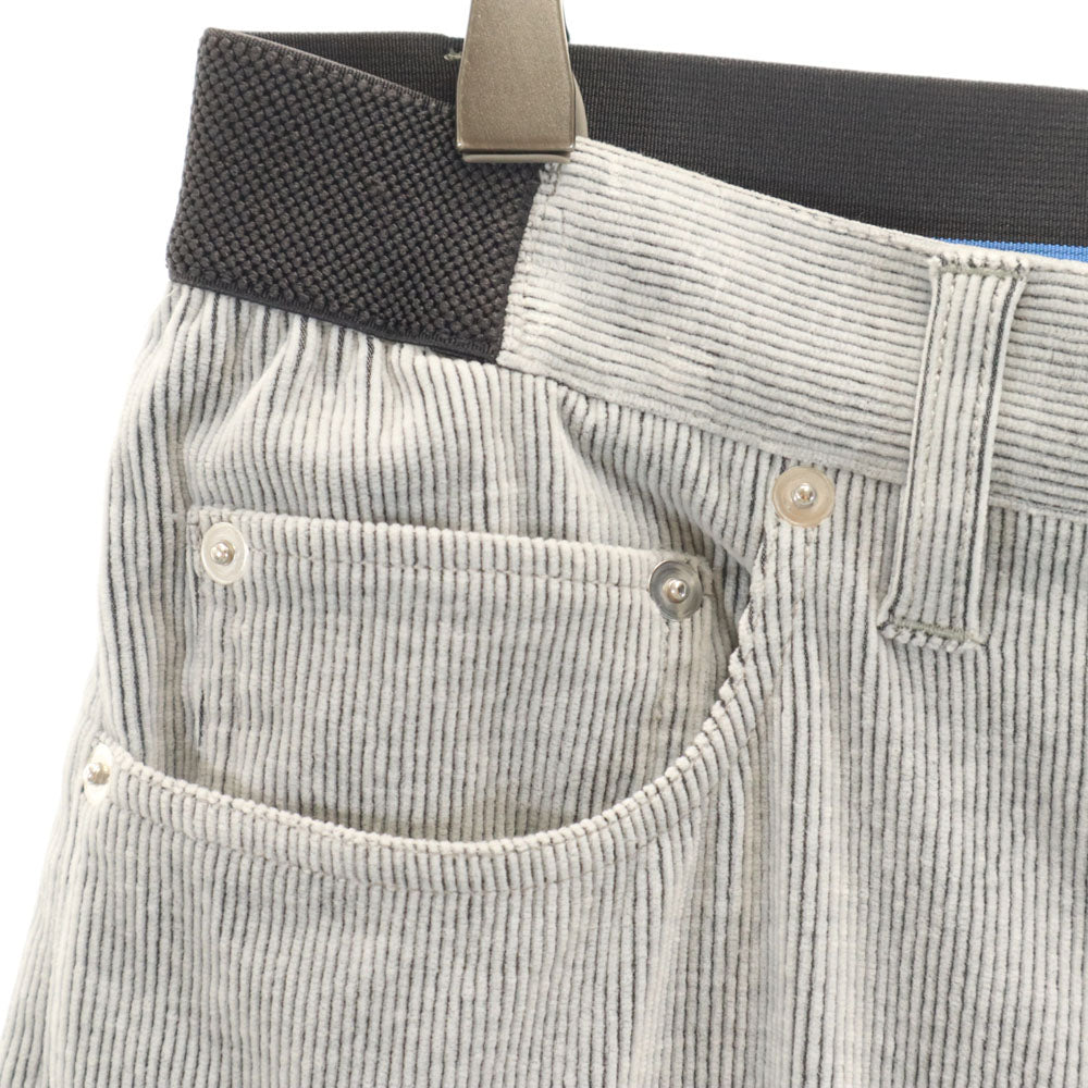 NUMBER M ナンバーエム 日本製 コーデュロイパンツ 46 グレー メンズ