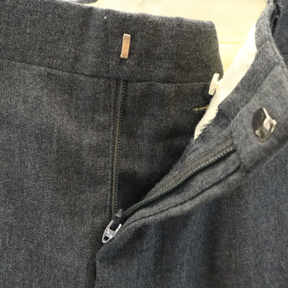 ブラッドリーズ 80s ヴィンテージ デッドストック スラックスパンツ W36 チャコールグレー メンズ