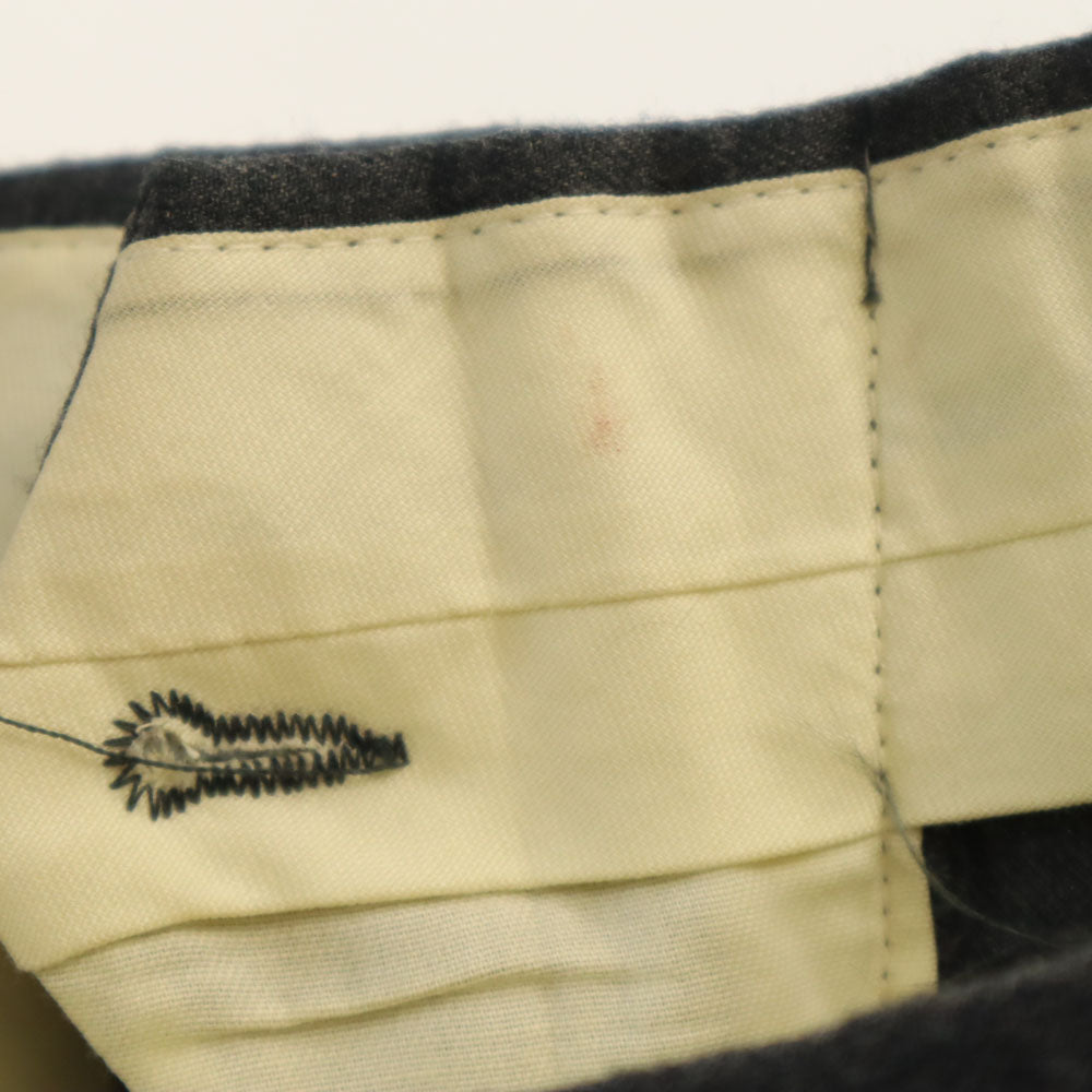 ブラッドリーズ 80s ヴィンテージ デッドストック スラックスパンツ W36 チャコールグレー メンズ