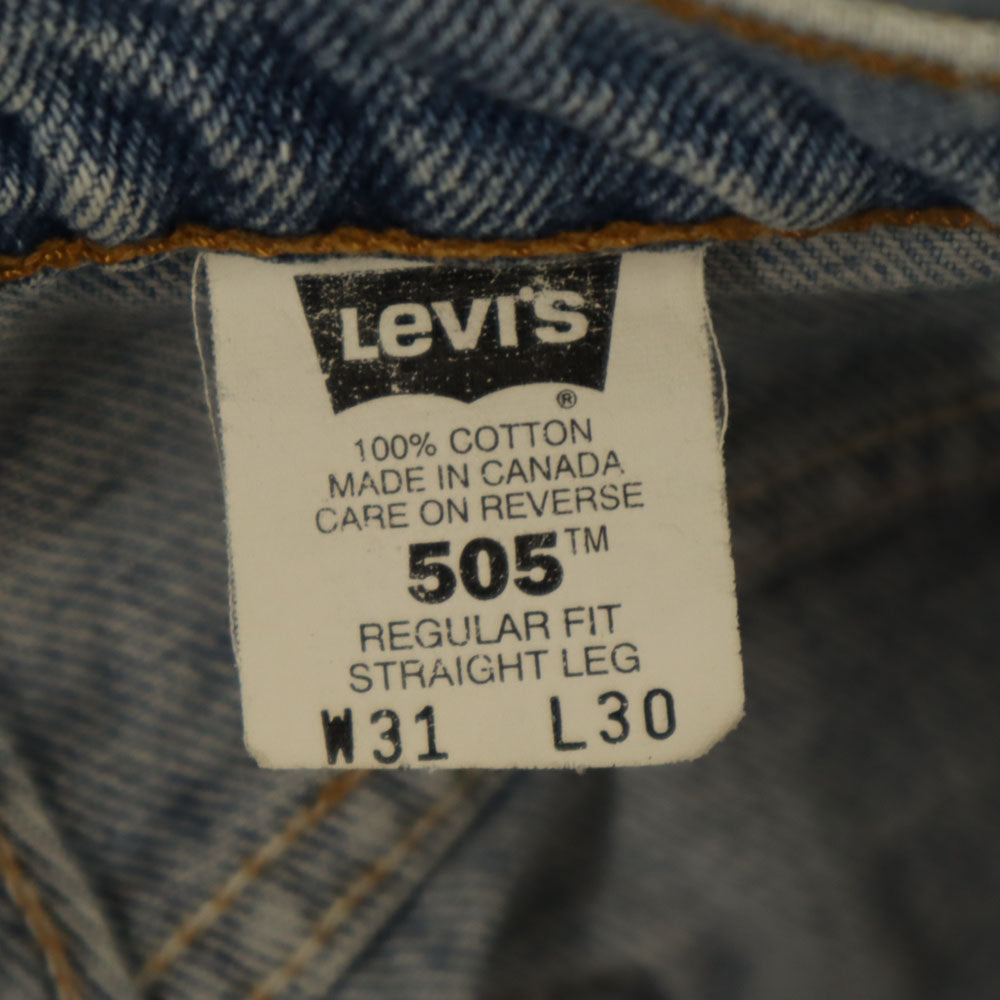 Levi's リーバイス 505 オールド ストレートデニムパンツ W31 ブルー メンズ