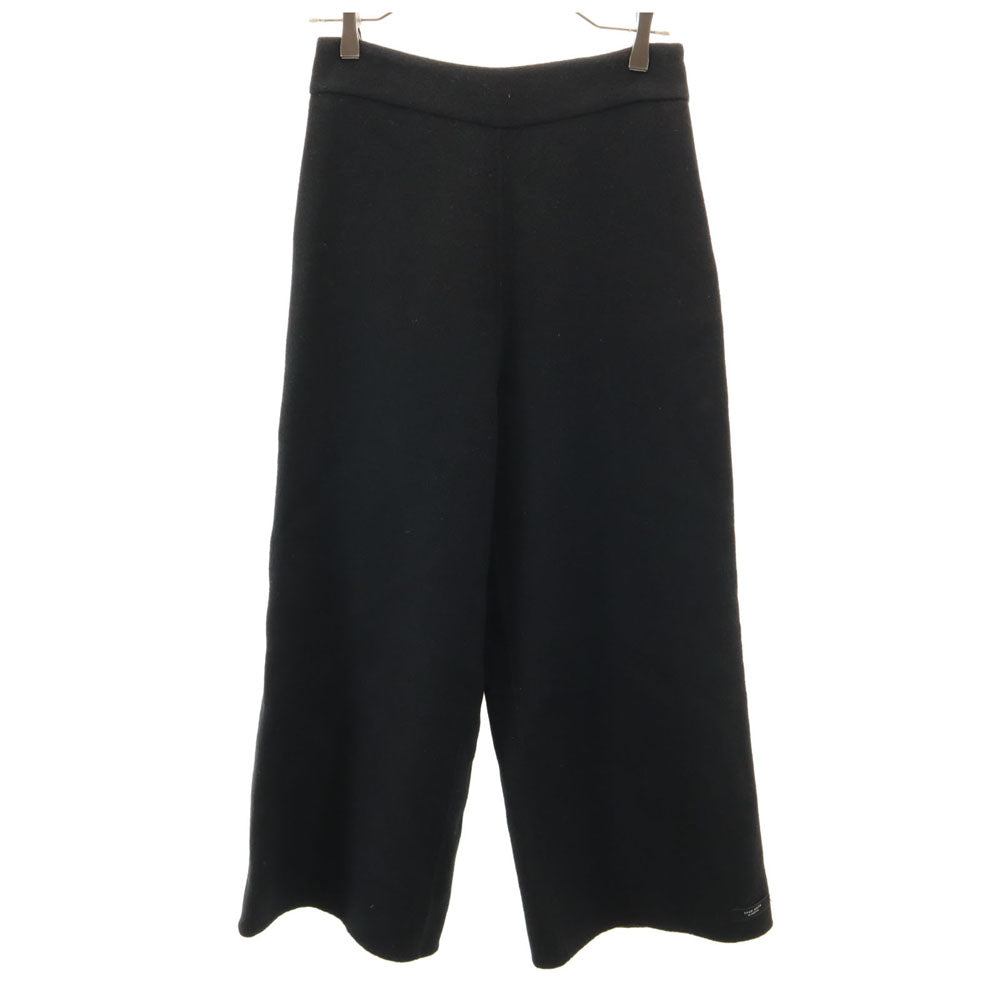 BLOSSOMHCOMPANY ブロッサムカンパニー ウール ワイドパンツ 2 ブラック レディース