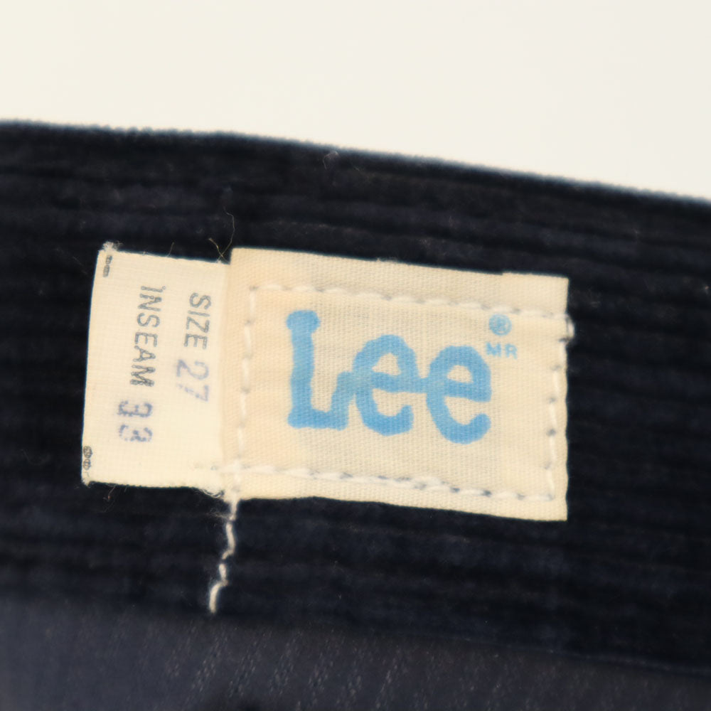 Lee リー 80s ヴィンテージ 42タロン コーデュロイパンツ w27 ネイビー レディース